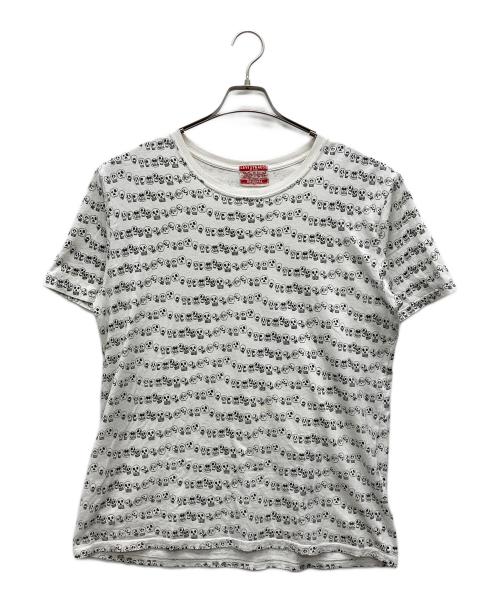 LEVI'S（リーバイス）LEVI'S (リーバイス) 総柄髑髏Tシャツ ホワイト サイズ:Lの古着・服飾アイテム