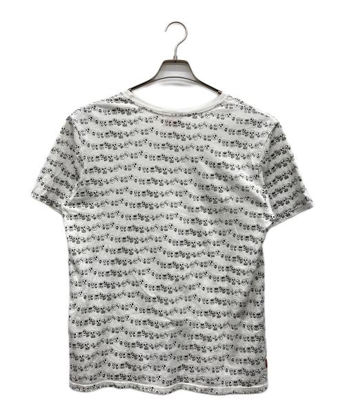 LEVI'S（リーバイス）LEVI'S (リーバイス) 総柄髑髏Tシャツ ホワイト サイズ:Lの古着・服飾アイテム