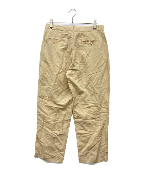 POLO RALPH LAUREN（ポロ・ラルフローレン）POLO RALPH LAUREN (ポロ・ラルフローレン) 90s シルクリネンパンツ ベージュ サイズ:32/30の古着・服飾アイテム