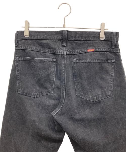 RUSTLER（ラスラー）RUSTLER (ラスラー) 後染めブラックデニム ブラック サイズ:33×30の古着・服飾アイテム