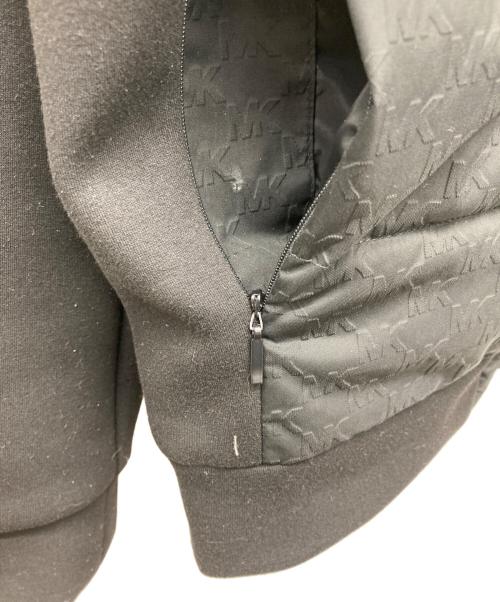 MICHAEL KORS（マイケル・コース）MICHAEL KORS (マイケル・コース) GLENMONT フルジップ フーディー アウター ブラック サイズ:Mの古着・服飾アイテム