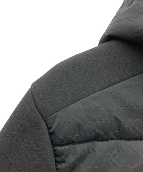 MICHAEL KORS（マイケル・コース）MICHAEL KORS (マイケル・コース) GLENMONT フルジップ フーディー アウター ブラック サイズ:Mの古着・服飾アイテム