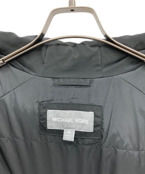 MICHAEL KORS（マイケル・コース）MICHAEL KORS (マイケル・コース) GLENMONT フルジップ フーディー アウター ブラック サイズ:Mの古着・服飾アイテム