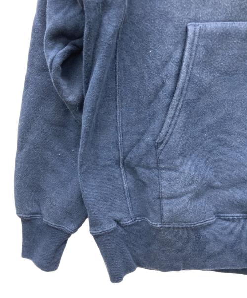 Champion（チャンピオン）Champion (チャンピオン) 90s-00s 2段プリントリバースウィーブパーカー ネイビー サイズ:Lの古着・服飾アイテム