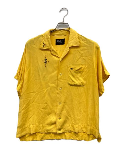 KING LOUIE（キングルイ）KING LOUIE (キングルイ) 50s ボーリングシャツ イエロー サイズ:Lの古着・服飾アイテム
