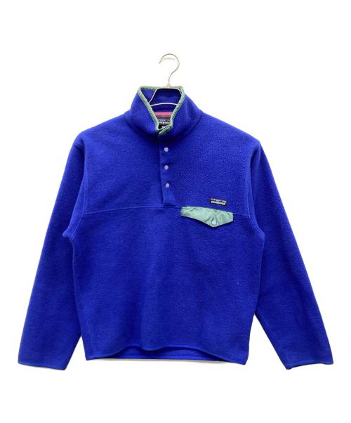 Patagonia（パタゴニア）Patagonia (パタゴニア) 90s シンチラスナップtシャツ ブルー サイズ:Sの古着・服飾アイテム