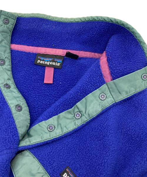 Patagonia（パタゴニア）Patagonia (パタゴニア) 90s シンチラスナップtシャツ ブルー サイズ:Sの古着・服飾アイテム