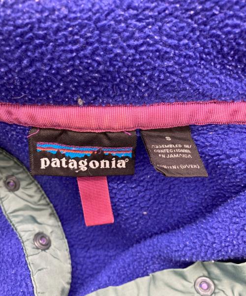 Patagonia（パタゴニア）Patagonia (パタゴニア) 90s シンチラスナップtシャツ ブルー サイズ:Sの古着・服飾アイテム