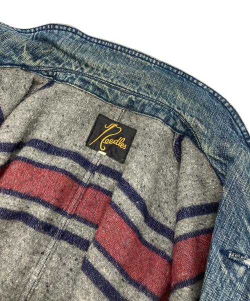 Needles（ニードルズ）Needles (ニードルズ) 裏ブランケットカバーオール インディゴ サイズ:Lの古着・服飾アイテム