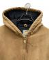 中古・古着 CarHartt (カーハート) アクティブジャケット ベージュ サイズ:Large Reguler：16000円