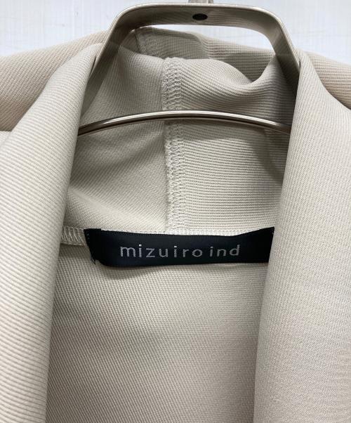 mizuiro-ind（ミズイロインド）mizuiro-ind (ミズイロインド) ドレープフードコート ベージュ サイズ:表記無しの古着・服飾アイテム