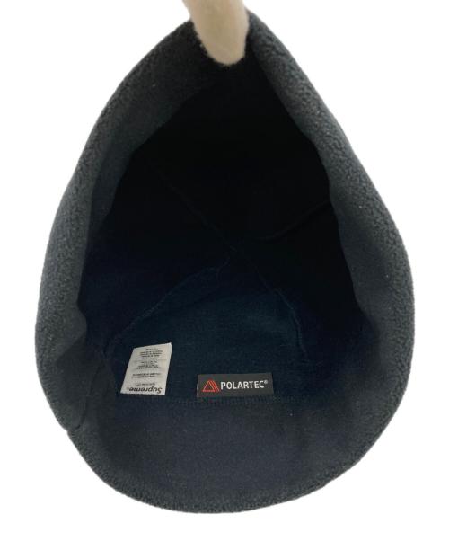 SUPREME（シュプリーム）Supreme (シュプリーム) POLARTEC (ポーラテック) ビーニーフリースキャップ ブラックの古着・服飾アイテム