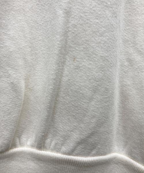 USED（ユーズド）USED (ユーズド) カラーフロッキープリントスウェット ホワイト サイズ:Mの古着・服飾アイテム