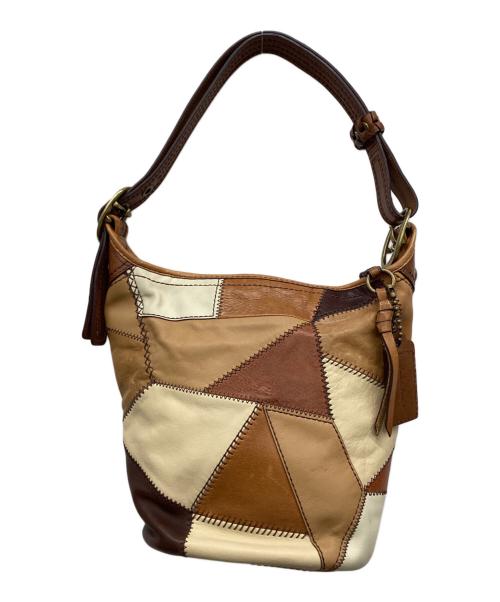 COACH（コーチ）COACH (コーチ) パッチワークレザーバッグ ブラウン サイズ:なしの古着・服飾アイテム