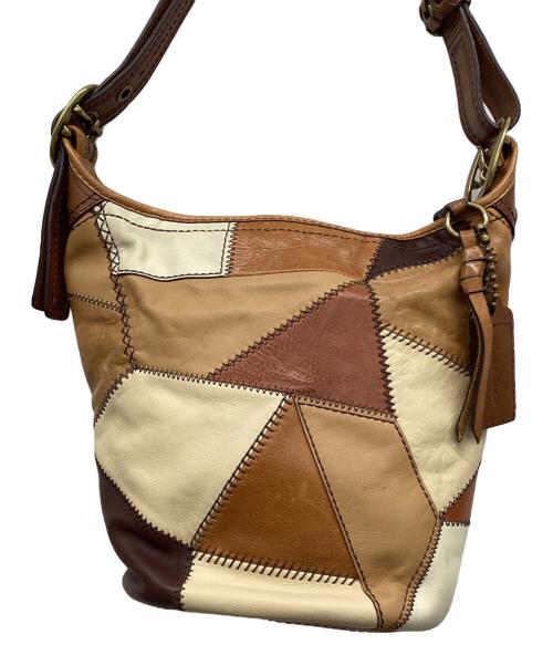 COACH（コーチ）COACH (コーチ) パッチワークレザーバッグ ブラウン サイズ:なしの古着・服飾アイテム