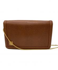 GIVENCHY（ジバンシィ）の古着「チェーンショルダーウォレット」｜ブラウン