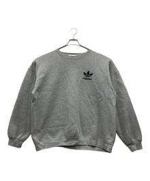 adidas（アディダス）の古着「トレフォイルロゴスウェット」｜グレー