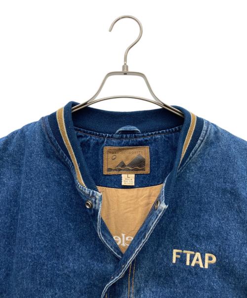 PORT AUTHORITY（ポートオーソリティ）PORT AUTHORITY (ポートオーソリティ) デニム切替スタジャン インディゴ サイズ:LARGEの古着・服飾アイテム