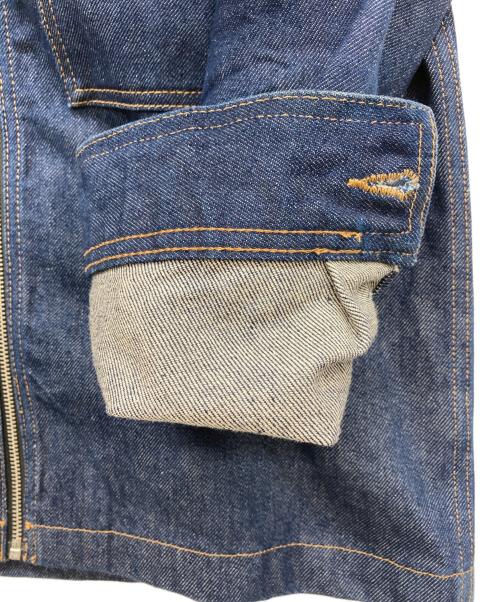 stussy（ステューシー）stussy (ステューシー) Denim Zip Up Work Shirt インディゴ サイズ:SMALLの古着・服飾アイテム