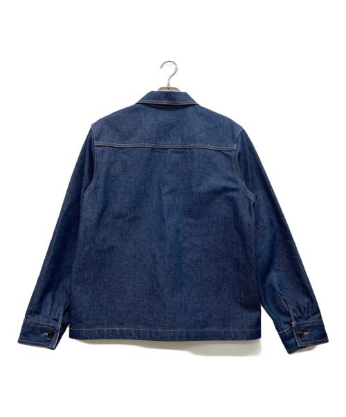 stussy（ステューシー）stussy (ステューシー) Denim Zip Up Work Shirt インディゴ サイズ:SMALLの古着・服飾アイテム
