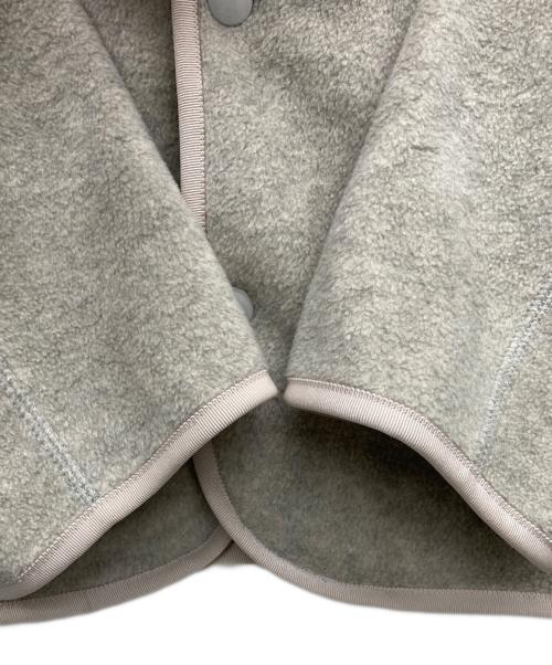 DANTON（ダントン）DANTON (ダントン) FLEECE COLLARLESS JACKET アイボリー サイズ:SIZE 36の古着・服飾アイテム