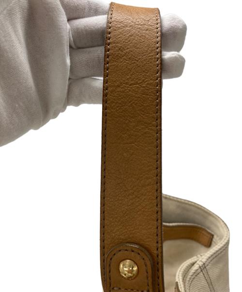 BURBERRY BLUE LABEL（バーバリー ブルー レーベル）BURBERRY BLUE LABEL (バーバリー ブルー レーベル) キャンバスレザートートバッグ ベージュ サイズ:なしの古着・服飾アイテム