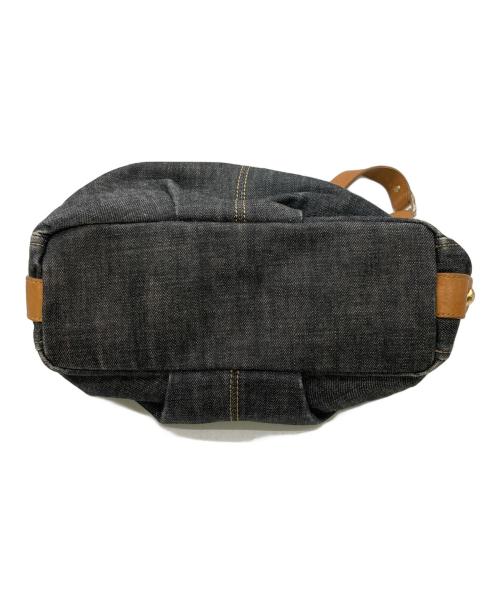 BURBERRY BLUE LABEL（バーバリー ブルー レーベル）BURBERRY BLUE LABEL (バーバリー ブルー レーベル) デニムレザートートバッグ インディゴの古着・服飾アイテム