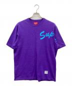 SUPREMEシュプリーム）の古着「Shoulger Arc Logo Tee」｜パープル