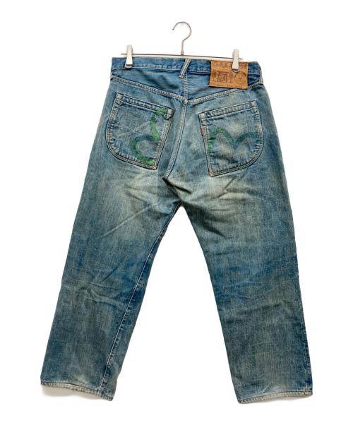 EVISU（エヴィス）EVISU (エヴィス) デニムパンツ インディゴ サイズ:38×35の古着・服飾アイテム