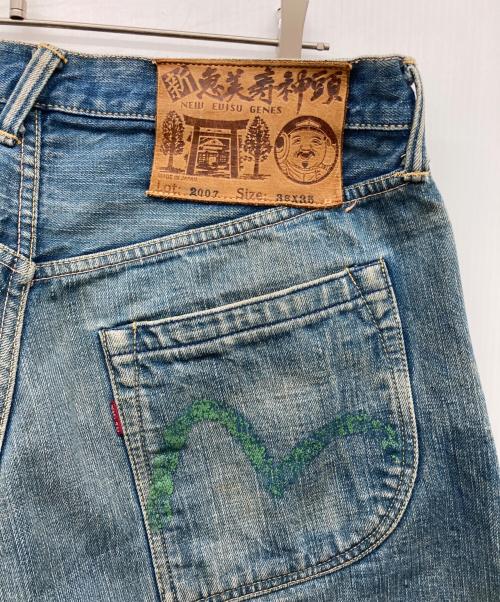 EVISU（エヴィス）EVISU (エヴィス) デニムパンツ インディゴ サイズ:38×35の古着・服飾アイテム