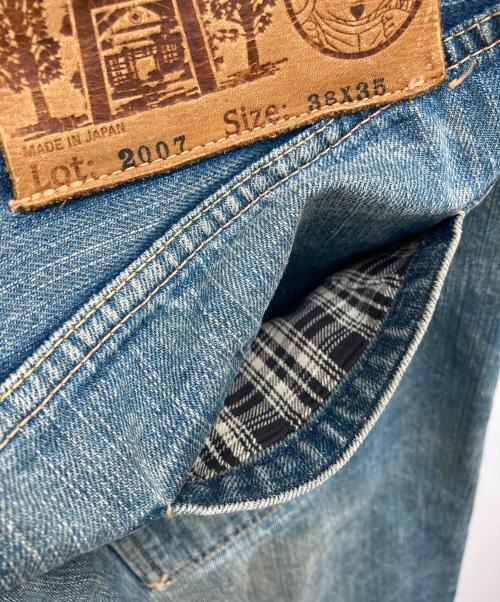 EVISU（エヴィス）EVISU (エヴィス) デニムパンツ インディゴ サイズ:38×35の古着・服飾アイテム