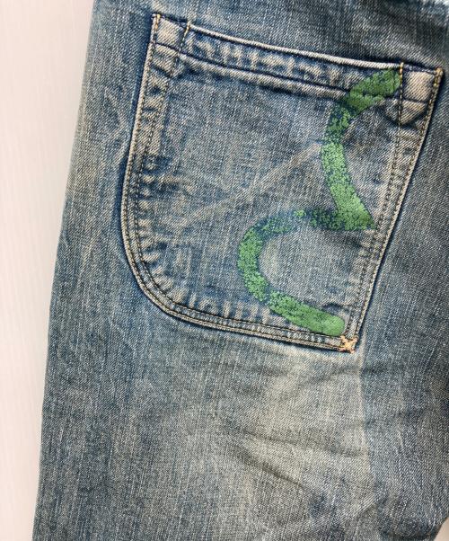 EVISU（エヴィス）EVISU (エヴィス) デニムパンツ インディゴ サイズ:38×35の古着・服飾アイテム