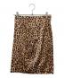 DOLCE & GABBANA（ドルチェ＆ガッバーナ）の古着「レオパード柄スカート」｜ベージュ