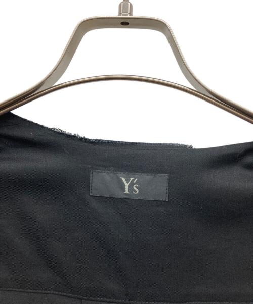 Y's（ワイズ）Y's (ワイズ) THIN COTTON TWILL SLEEVELESS DRESS ブラック サイズ:1の古着・服飾アイテム