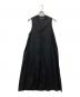 Y's（ワイズ）の古着「THIN COTTON TWILL SLEEVELESS DRESS」｜ブラック