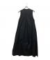 Y's (ワイズ) THIN COTTON TWILL SLEEVELESS DRESS ブラック サイズ:1：15000円