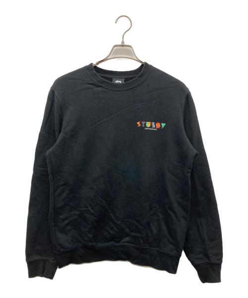 stussy（ステューシー）stussy (ステューシー) スウェット ブラック サイズ:Sの古着・服飾アイテム