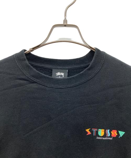 stussy（ステューシー）stussy (ステューシー) スウェット ブラック サイズ:Sの古着・服飾アイテム