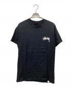 stussyステューシー）の古着「ヴィーナスプリント半袖Tシャツ」｜ブラック