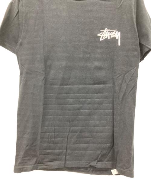 stussy（ステューシー）stussy (ステューシー) ヴィーナスプリント半袖Tシャツ ブラック サイズ:Sの古着・服飾アイテム