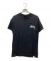 stussy（ステューシー）の古着「ヴィーナスプリント半袖Tシャツ」｜ブラック