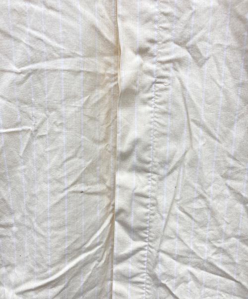 ISSEY MIYAKE（イッセイミヤケ）ISSEY MIYAKE (イッセイミヤケ) 長袖ストライプシャツ イエロー サイズ:Lの古着・服飾アイテム