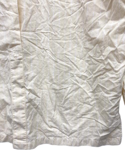 ISSEY MIYAKE（イッセイミヤケ）ISSEY MIYAKE (イッセイミヤケ) 長袖ストライプシャツ イエロー サイズ:Lの古着・服飾アイテム