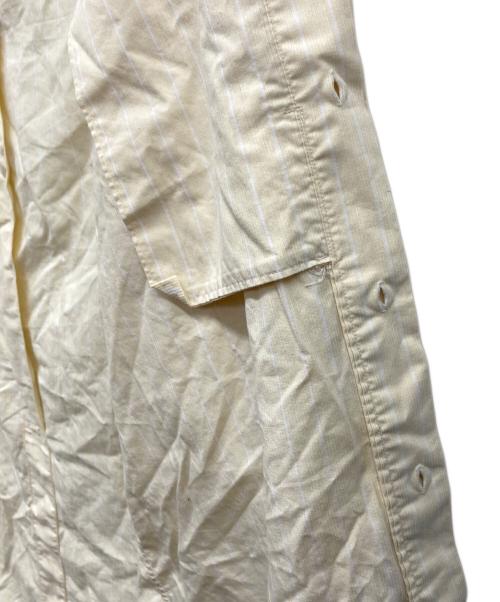 ISSEY MIYAKE（イッセイミヤケ）ISSEY MIYAKE (イッセイミヤケ) 長袖ストライプシャツ イエロー サイズ:Lの古着・服飾アイテム