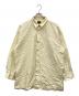 ISSEY MIYAKE（イッセイミヤケ）の古着「長袖ストライプシャツ」｜イエロー