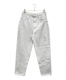 upper hights（アッパーハイツ）の古着「バルーンレッグデニムパンツ 22SS」｜ホワイト