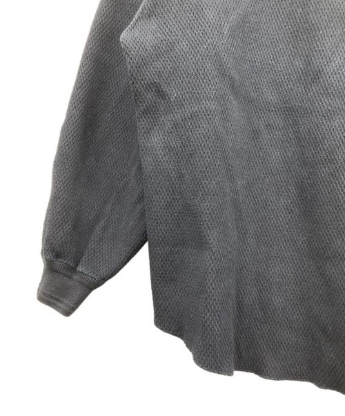 H BEAUTY&YOUTH（エイチ ビューティー&ユース）H BEAUTY&YOUTH (エイチ ビューティー&ユース) HEAVY HONEYCOMB CREW NECK PULLOVER ブラック サイズ:Sの古着・服飾アイテム