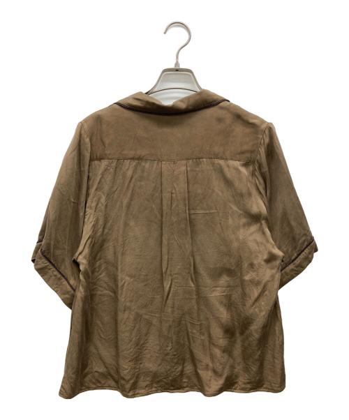 FILL THE BILL（フィルザビル）FILL THE BILL (フィルザビル) パジャマシャツ ブラウン サイズ:０の古着・服飾アイテム