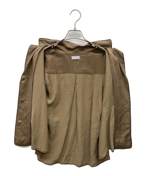 FILL THE BILL（フィルザビル）FILL THE BILL (フィルザビル) パジャマシャツ ブラウン サイズ:０の古着・服飾アイテム