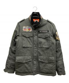 ボ*ク様 希少❣️THE CRIMIE デッキジャケット　カーキ✕ブラックレザー 中古・古着通販】THE CRIMIE (ザ クライミー) デッキジャケット カーキ